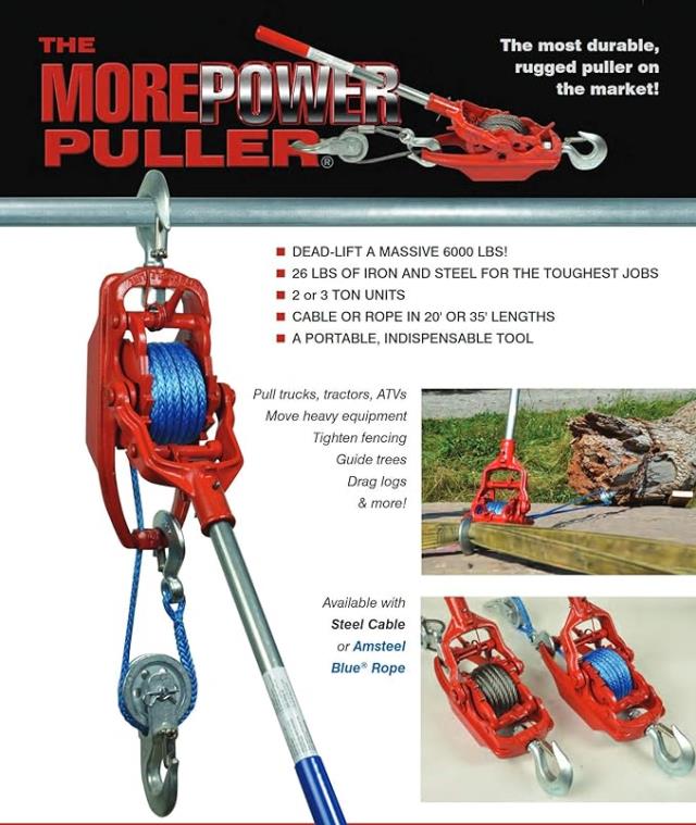 Where to find COME-A-LONG, 3 TON RATCHET PULLER 35 in Helena